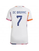 Belgie Kevin De Bruyne #7 Venkovní Dres pro Dámské MS 2022 Krátký Rukáv